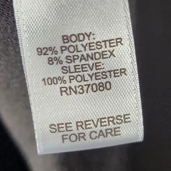 Cato Blouse Womens 18/20W Black Sheer Swiss Dot Ruffle Sleeve Pullover Plus‎ Top - Picture 13 of 14